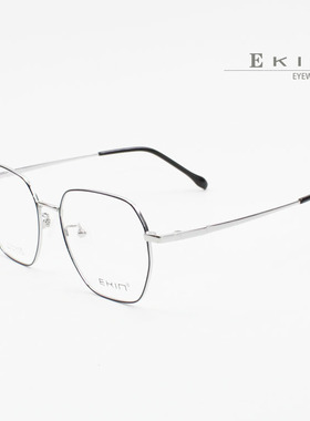 Ekin/伊健男女超轻纯钛文艺圆框脸眼镜架复古高度数29018眼镜框