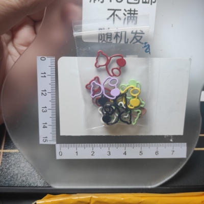（满15元包）10个合金镂空熊A572