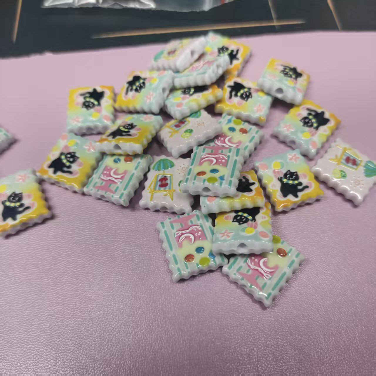 （满15元包）10个双面浮雕小邮票56-023
