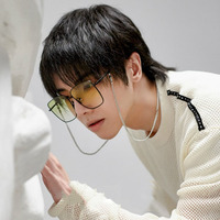 华晨宇同款明星眼镜果绿方框潮显脸小太阳镜女网红文艺瘦脸墨镜男
