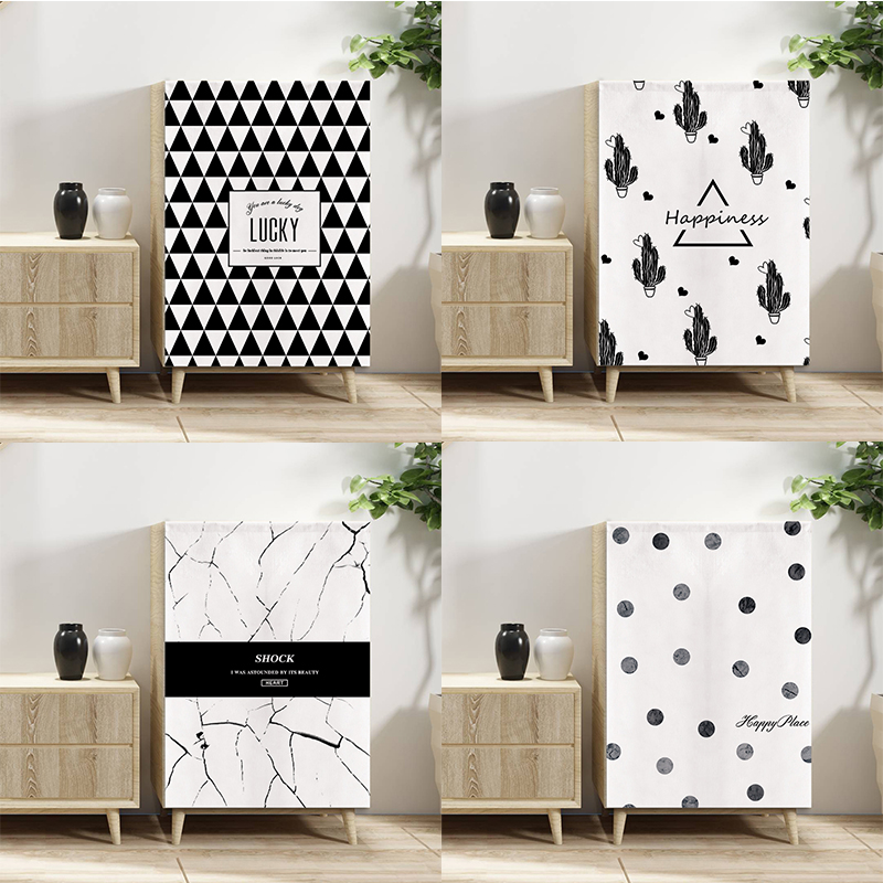 书架杂储物厨房橱柜自粘窗口门帘