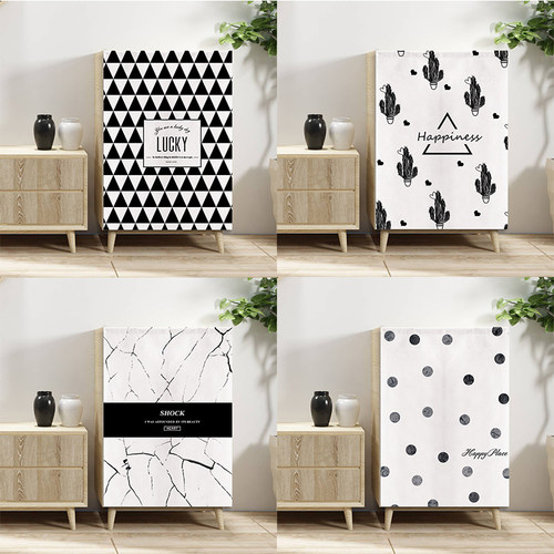 书架杂储物厨房橱柜自粘窗口门帘