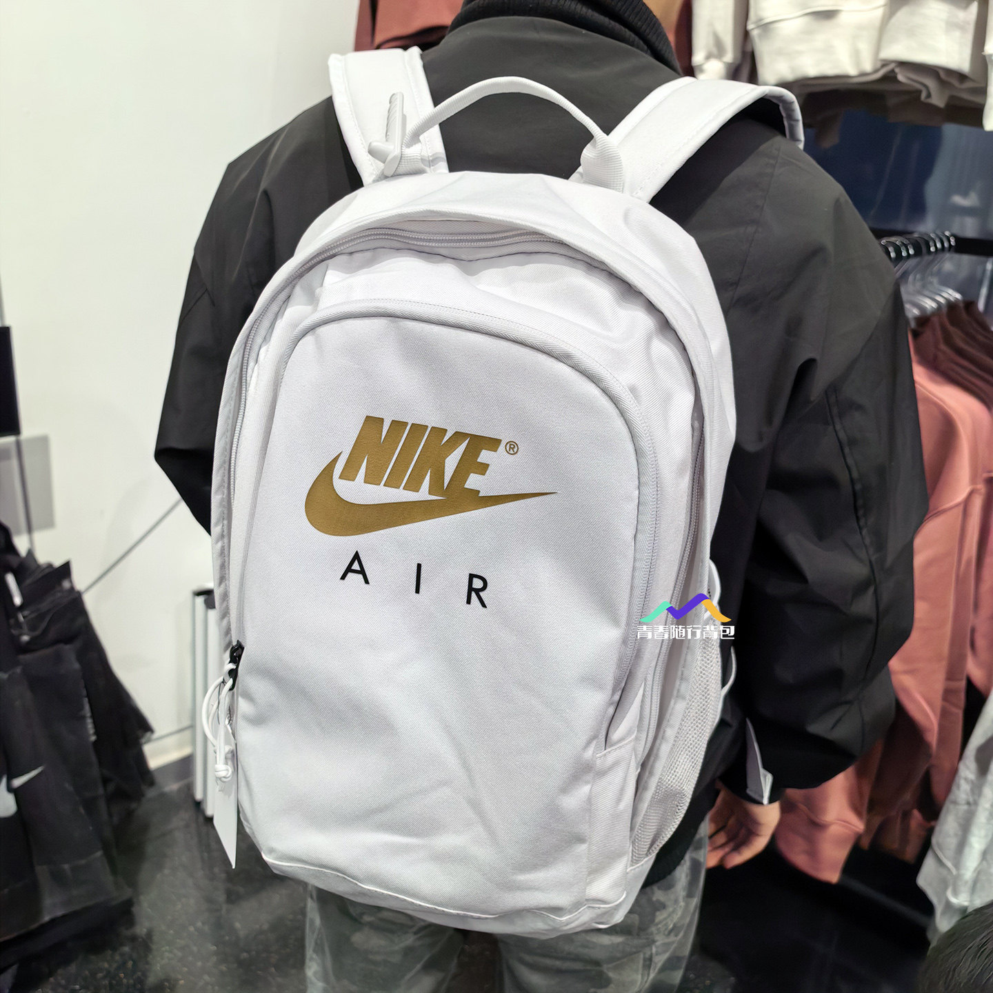 耐克双肩包大容量背包男女学生书包Nike中学生大学生旅行包电脑包