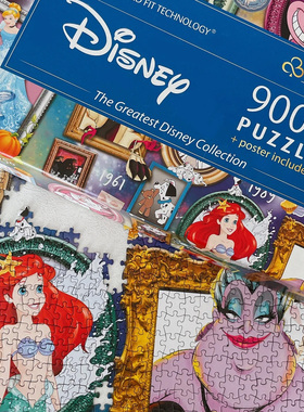 欧洲进口Trefl 益智卡通动漫超大幅迪士尼人物合集成人拼图9000片