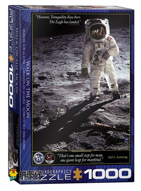 原装进口加拿大Eurographics月球漫步1000片宇宙风景益智成人拼图