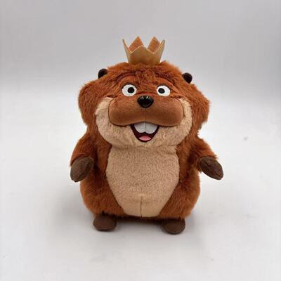 跨境新品Hoppers King George Plush河狸变身计划毛绒玩具公仔