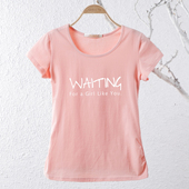 圆领半袖 大码 体恤宽松大码 T恤女胖mm加肥加大韩版 女上衣 纯棉短袖