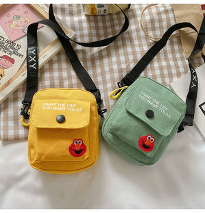 卡通软妹斜挎包手机包 网红帆布包女学生韩版 包包女时尚 2020新款