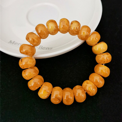 天然琥珀蜜蜡手串男女款