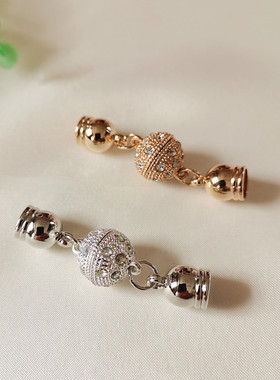 14mmDIY饰品配件吸铁扣丝巾扣方巾磁吸扣围领围巾连接扣磁铁扣