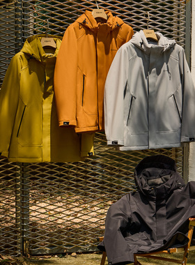 【商场同款】红豆拒水保暖棉服冬季外套男冲锋夹克HP7J116S