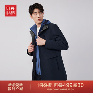 都市时尚 新款 休闲双面穿夹克外套男 风衣男25春季 红豆男装