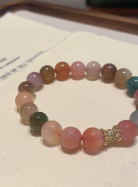 玛瑙手串女款手链天然