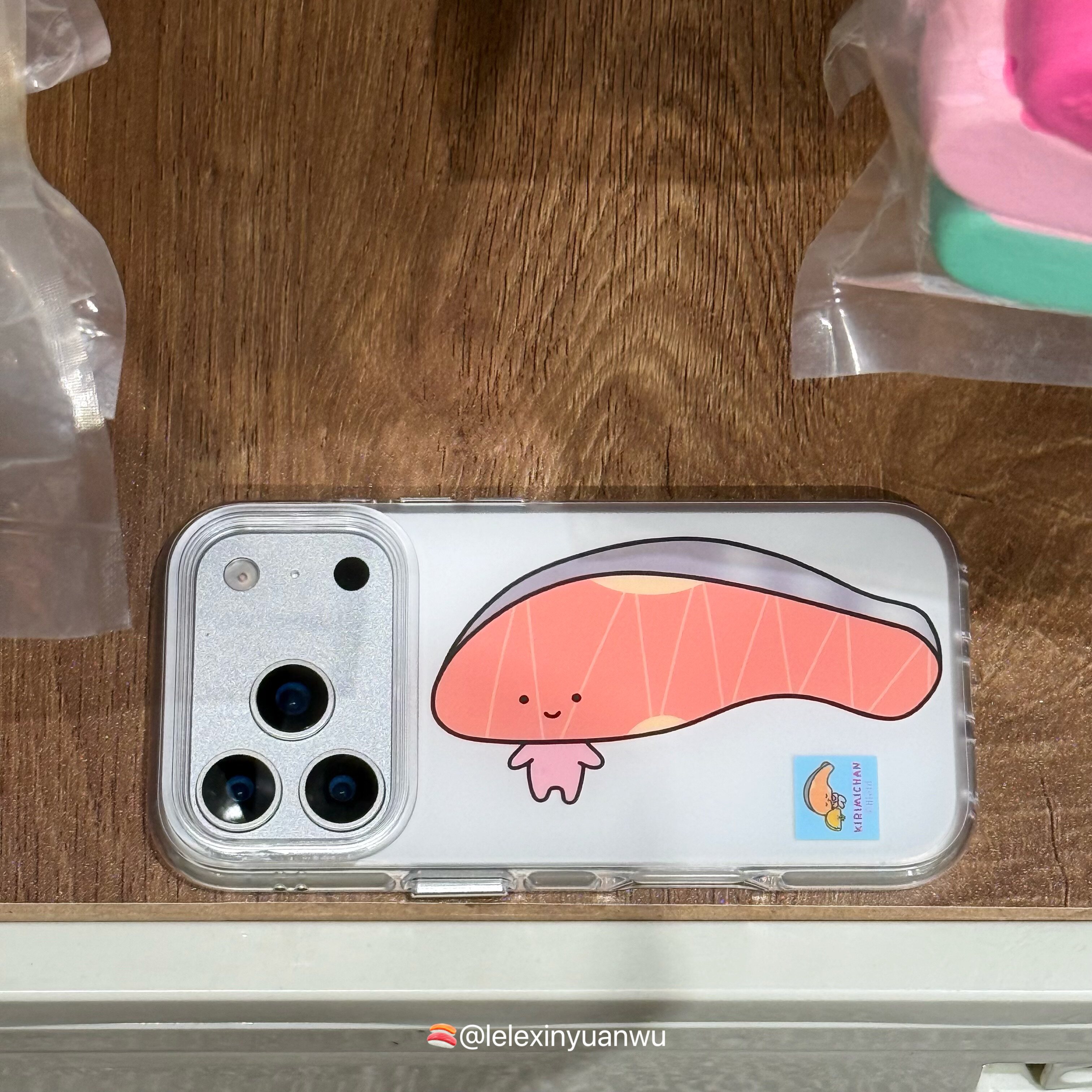 三文鱼KIRIMI切片妞! ins日本可爱适用iPhone17promax手机壳防摔苹果16pro童趣味小众简约1543韩卡通闺蜜情侣