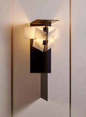 法国进口Galerie Mcde Double Mouche法式艺术书房床头大理石壁灯