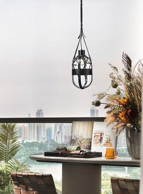 捷克原装进口BOMMA Tied-up现代工业风个性餐厅吧台玻璃轻奢吊灯