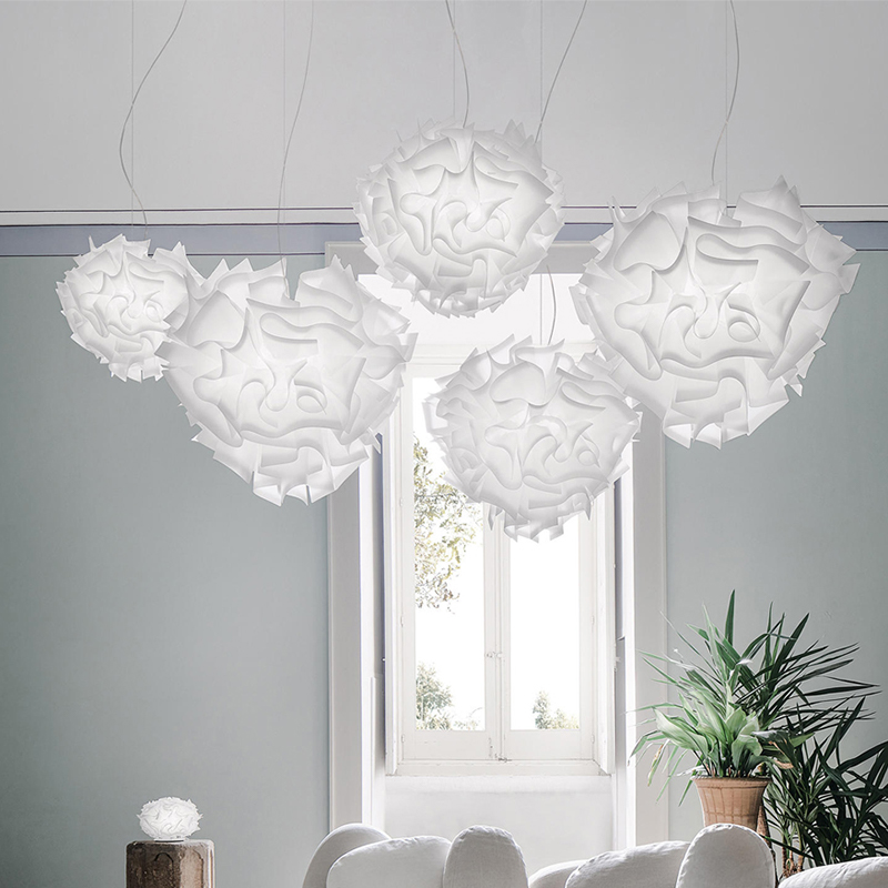 意大利进口Slamp Veli现代简约个性餐桌卧室书房艺术花形装饰吊灯