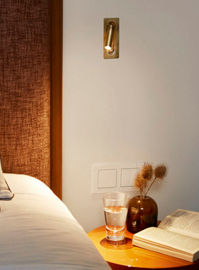 西班牙原装进口 Marset Ledtube 卧室床头轻奢简约嵌入式可调壁灯