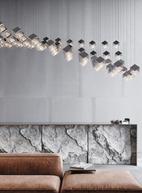 捷克原装进口Bomma pyrite现代轻奢别墅楼梯客厅餐厅手工玻璃吊灯