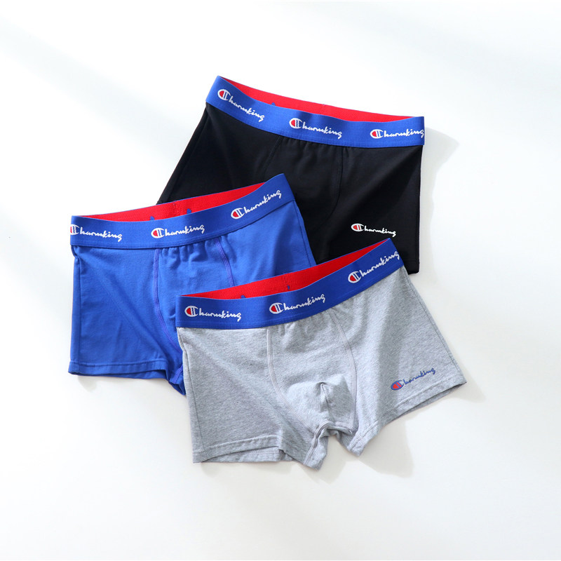潮牌男士内裤男平角裤纯棉透气男生运动夏季潮流个性四角短裤头,女士内衣/男士内衣/家居服,男平角内裤,淘宝优惠券,粉丝福利购,淘宝优惠卷