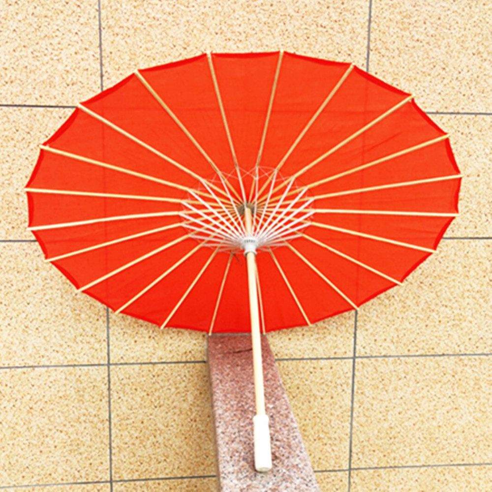 大紅傘 舞蹈傘 純色傘 油紙傘廣場舞道具傘結(jié)婚傘古典l古風流蘇傘