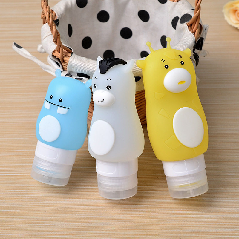 여행용공병 샴푸 화장품 소분 튜브 실리콘 용기 샴푸통 미니 90ml 이미지 3