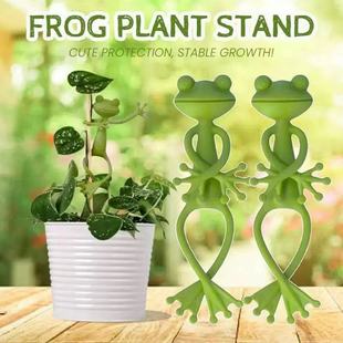 新品 Frog Plant Stand 青蛙植物架植物塑形固定青蛙支架
