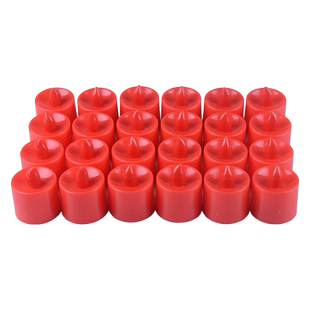 新年春节红色红光LED电子蜡烛灯浪漫布置场景正月十五送灯元宵节