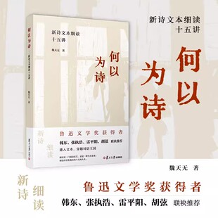 何以为诗：新诗文本细读十五讲 魏天无复旦大学出版社9787309173581