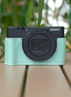 适用于索尼RX100M7保护套RX100M6/M4/M3 RX100VII手柄黑卡7相机包