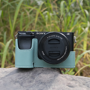 适用于索尼A6400相机包A6100 A7C2保护套真皮A6700皮套A7CR配件