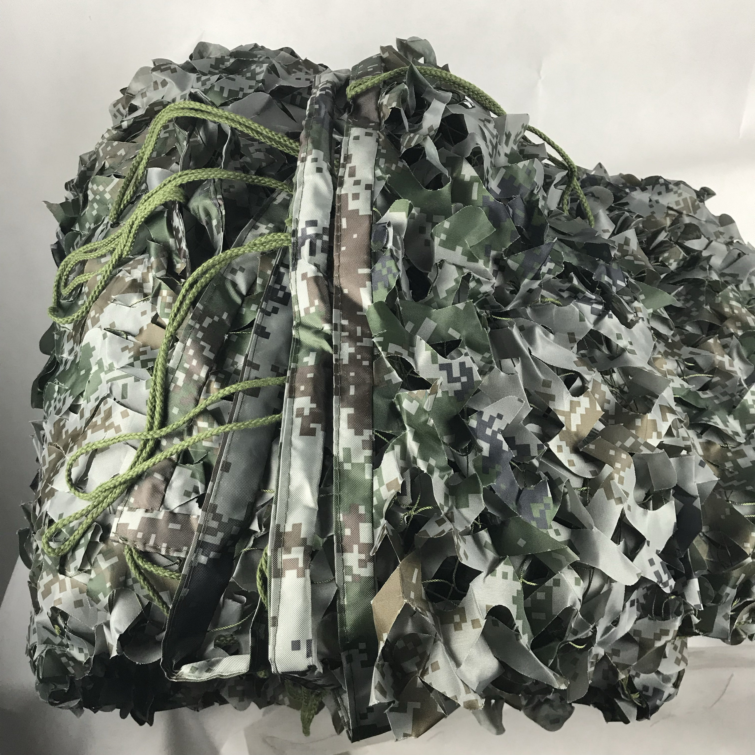 阳光房防晒网花园遮挡遮盖户外野营遮荫迷彩网遮阳网装饰绿色
