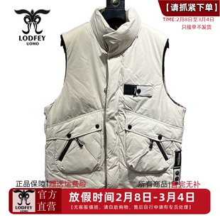 龙达飞新品【时尚系列】青年男士百搭时尚羽绒马甲90白鸭绒S16601