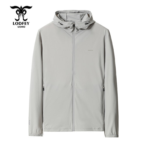 龙达飞官方正品断码特价男士UPF100+冰弹连帽防晒服DT11610A1