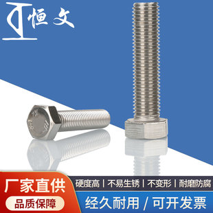 304不锈钢外六角螺栓/螺丝/六角螺栓M16*95/100/110/120/130/140