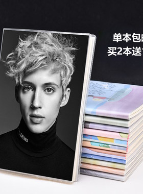 特洛耶希文笔记本子胶套记事本戳爷查理普斯肖恩蒙德兹同款周边