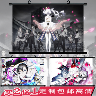 Caligula 卡里古拉 式岛律缪μ笙悟琴乃 动漫挂画周边海报二次元