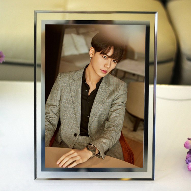 林彦俊水晶相框玻璃摆台韩式范丞丞尤长靖王子异同款周边买二送一