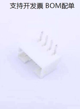 M2010R-K-04P 线对板针座 1x4P 间距:2mm 弯插 弯插,P=2mm