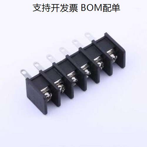 DBT30H-9.5-6P-BK-P 栅栏式接线端子 9.5mm 1x6P 每排P数:6 排数: