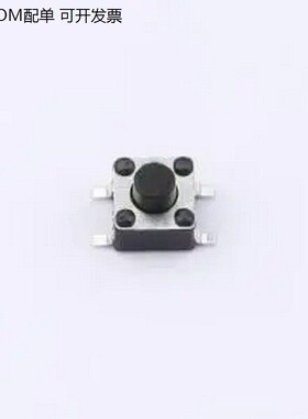 TS1603-TZ43HBM 4.5*4.5*4.3 立贴 轻便开关 SMD-4P,4.5x4.5mm 轻