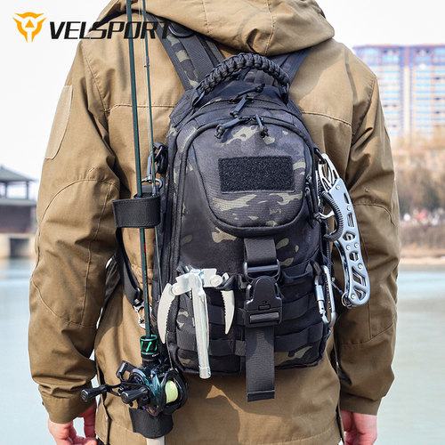VELSPORT路亚防水13L单双肩背包