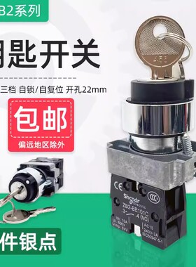 XB2-BG21CBG25CBG33C53C 两档钥匙开关 XB2-BG41C 45C BG61C 73C