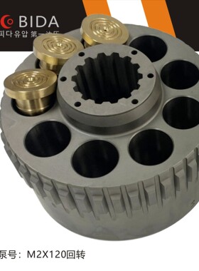 M2X120回转泵 旋转泵的泵胆柱塞配油盘 卡特320日立200维修配件