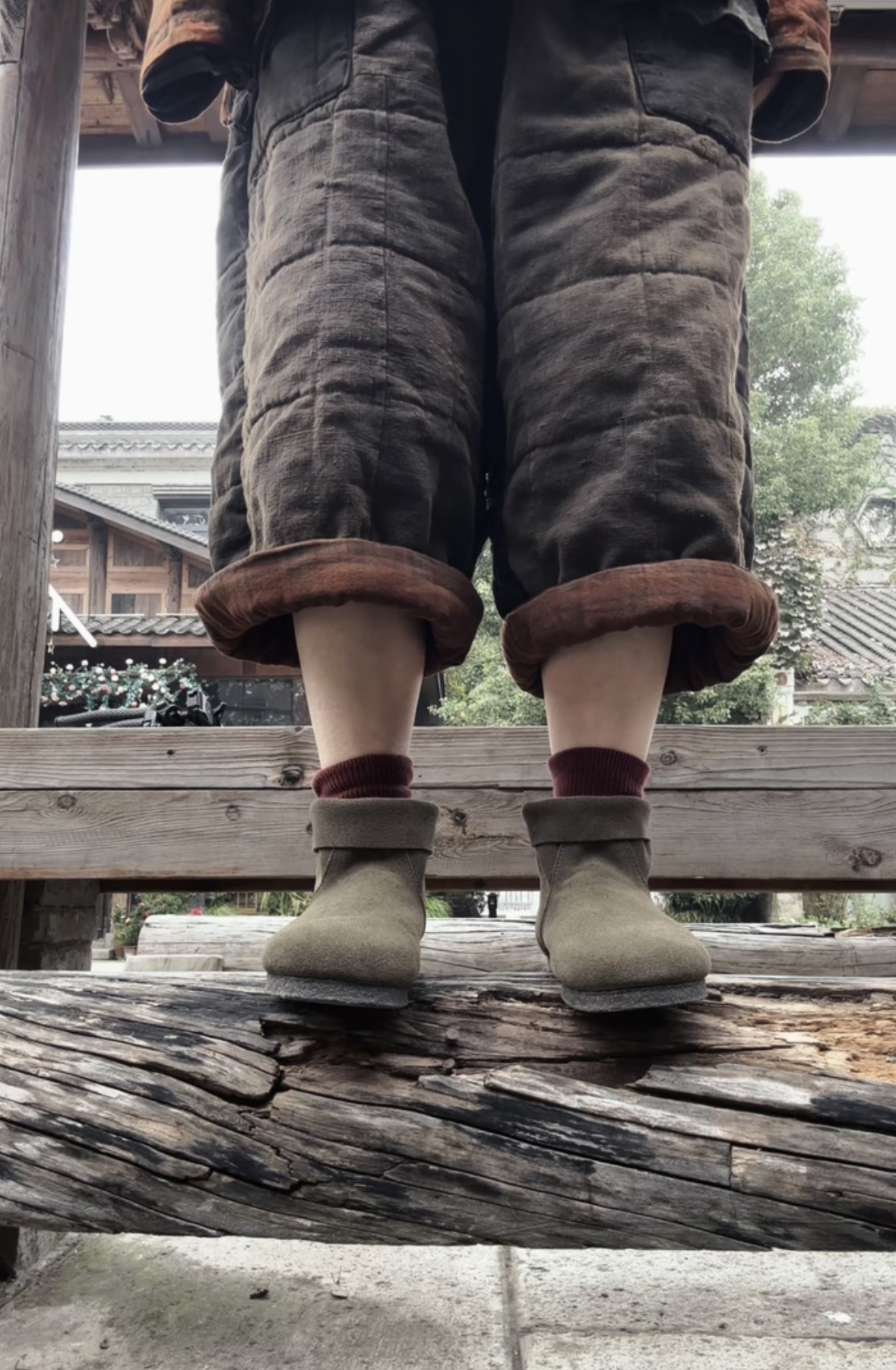 《樆木布衣》憨憨靴（偏大拍小一码）