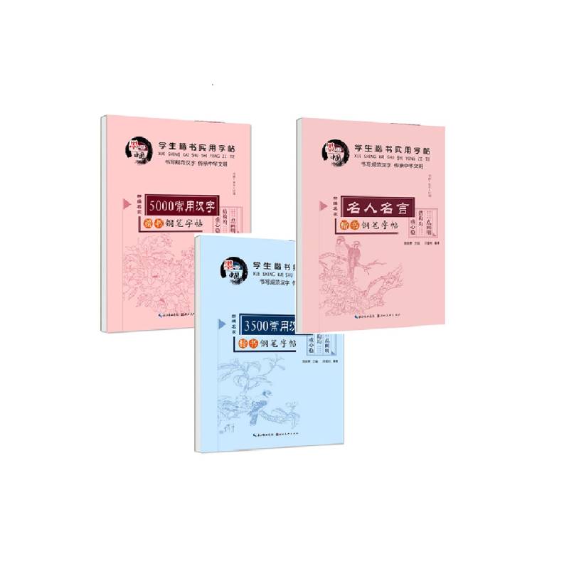 名人名言描红临摹本钢笔字帖成人速成初学者练字楷书字帖硬笔书法字帖3500常用汉字5000常用汉字楷书入门基础训练速成练字贴书法书