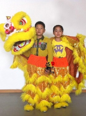 儿童狮头 小孩舞狮 学生狮子 玩具狮头 舞龙狮表演 南狮醒狮正品