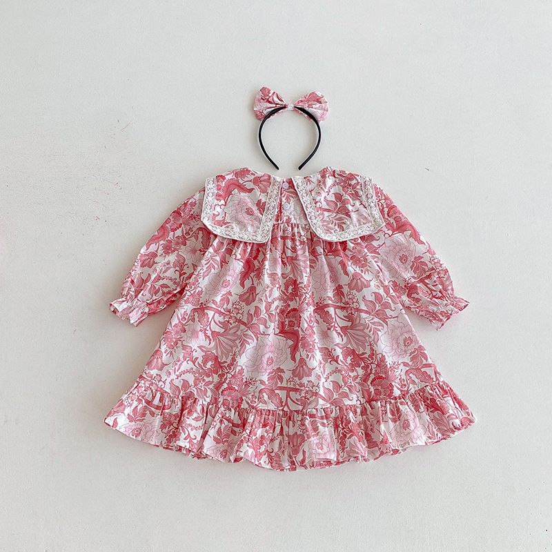 女宝百日宴公主裙洋气夏季