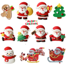 饰摆件软胶圣诞老人雪人圣诞树插件 2025网红圣诞节烘焙蛋糕装 包邮