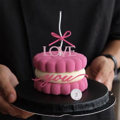 七夕情人节夹心小饼干慕斯模具